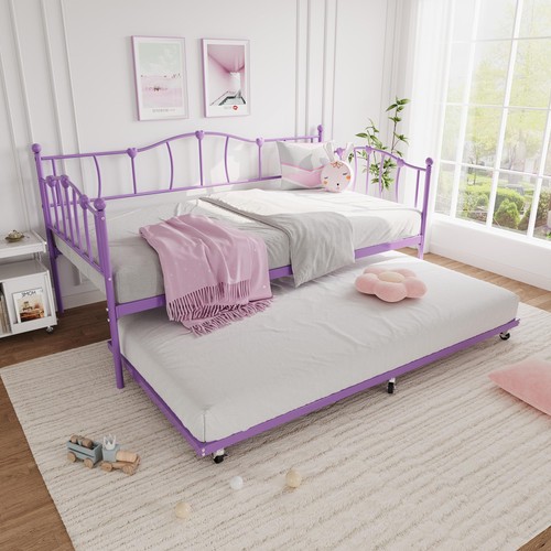 Metal twin day bed - day,
