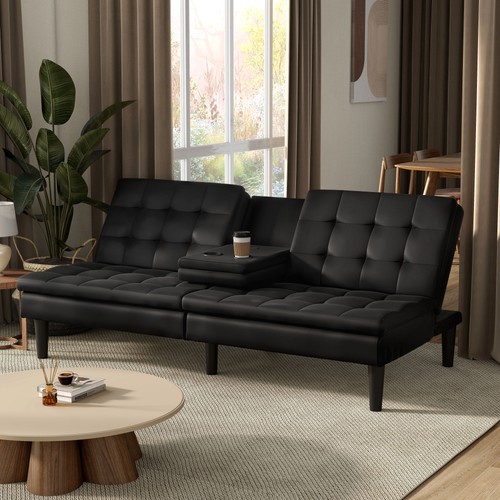 Modern daybed faux leather - modern,